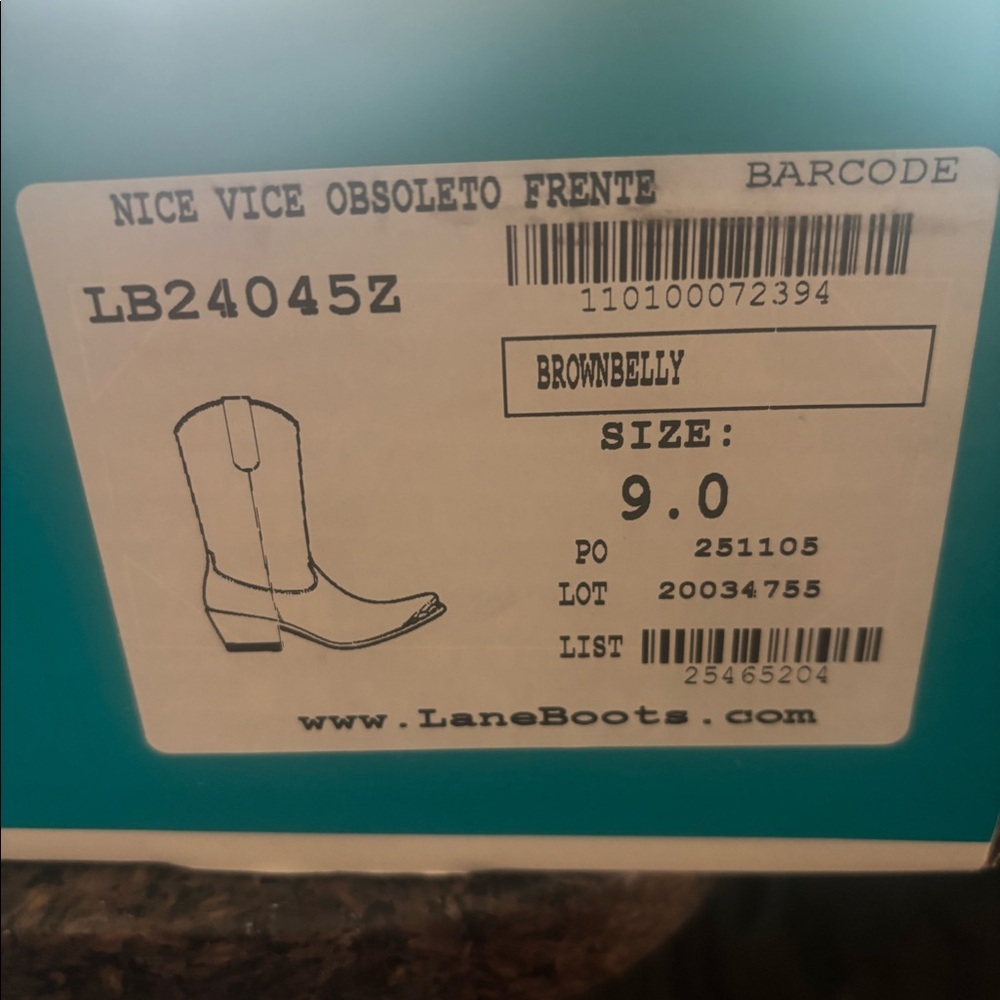 Lane Boots Nice Vice Midi Brownbelly - Picture 2 of 7
